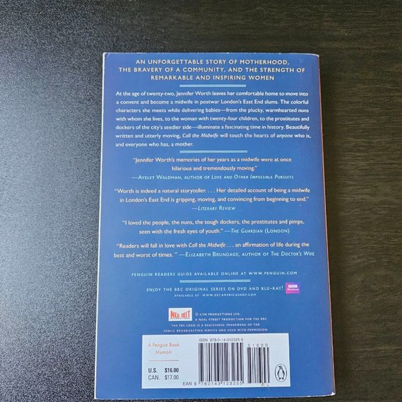 4/$20 Call the Midwife: A Memoir of Birth, Joy, and Hard Times by Jennifer Worth - Picture 7 of 7